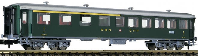 Passenger car 1st/2nd class type AB<br /><a href='images/pictures/Fleischmann/Fleischmann-813803.jpg' target='_blank'>Full size image</a>